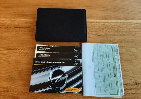 Opel Mokka cena 38900 przebieg: 198995, rok produkcji 2015 z Praszka małe 191